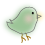 アイコン：小鳥